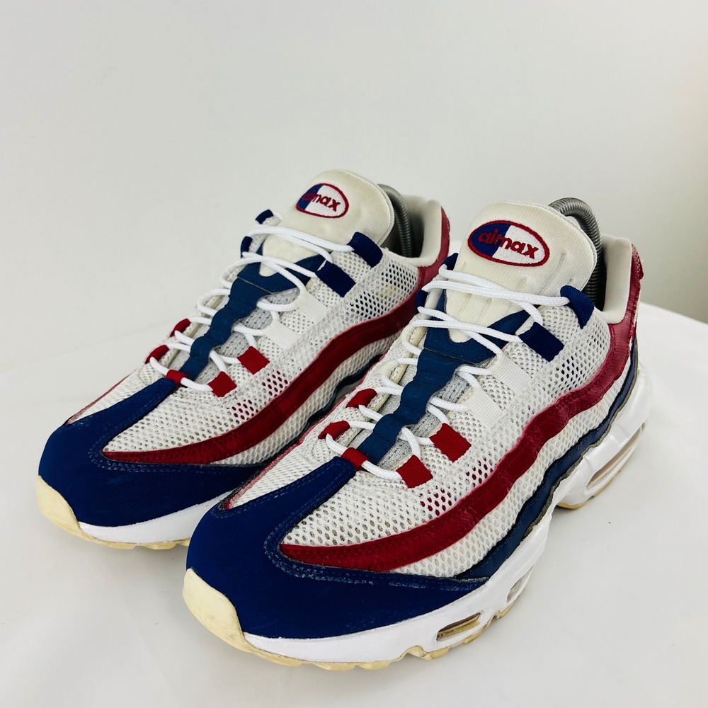 Nike Air Max 95 Independence Day USA White Red Navy CJ9926-100 Mens Size 10